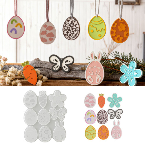 Food Grade Silicone Mold With Easter Theme To Make Decorative 1