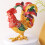 Rooster Themed Gift Box Elegant Handmade Statue-Small rooster 7