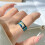 Charming Kitten Jumping Patterned Ring Crafted From High Quality 4