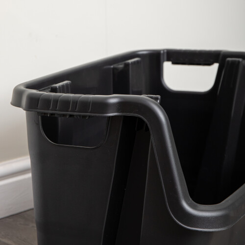 Samuel Alexander 2 Pack of 36x 59cm Heavy Duty Stackable Pick Bin Crates 2