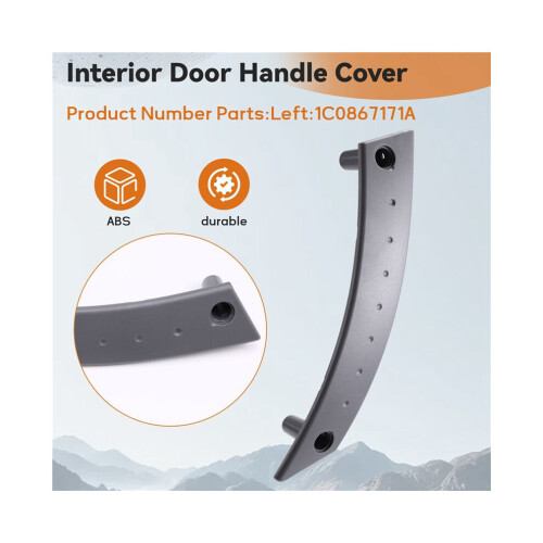 Car interior door handle cover. Interior pull handle 1C0867171A for Beetle 2000-2010 1