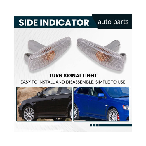 Side indicator light for Mitsubishi Lancer Mirage RVR 2008-2017 8351A047 2