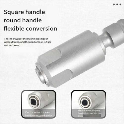 Adapter for converting impact wrenches to electric hammers, square drive 1