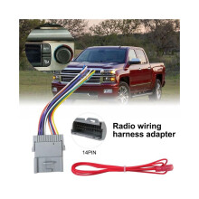 Autoradio-Kabelbaum-Adapterstecker für Chevy Silverado 2003-2007. Autozubehör