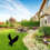 Fly Monkey Schwarze Silhouette Gartenstecker Schild Dekor 5
