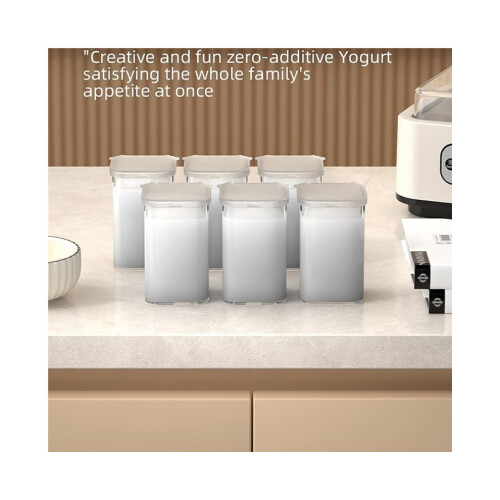 Automatic yogurt maker with adjustable time and temperature control. - Electric yogurt maker. Natto rice wine fermentation machine. 1