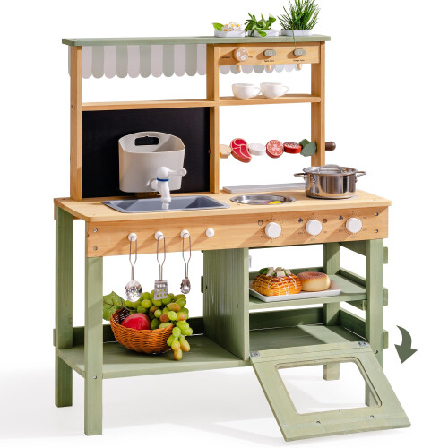 Robud Grass Green Outdoor Play Kitchen