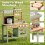 Robud Grass Green Outdoor Play Kitchen 8