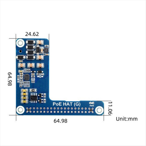 For 5 PoE Ethernet power supply expansion board 2