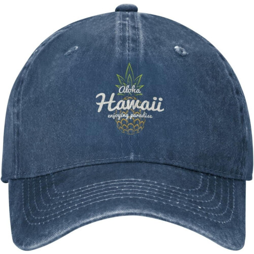Pineapple Hawaii Denim -lippalakki – Säädettävä