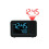 Digital multi-function projector alarm clock. Simple LCD alarm clock. Bedside alarm clock. Silent alarm clock. Black 2