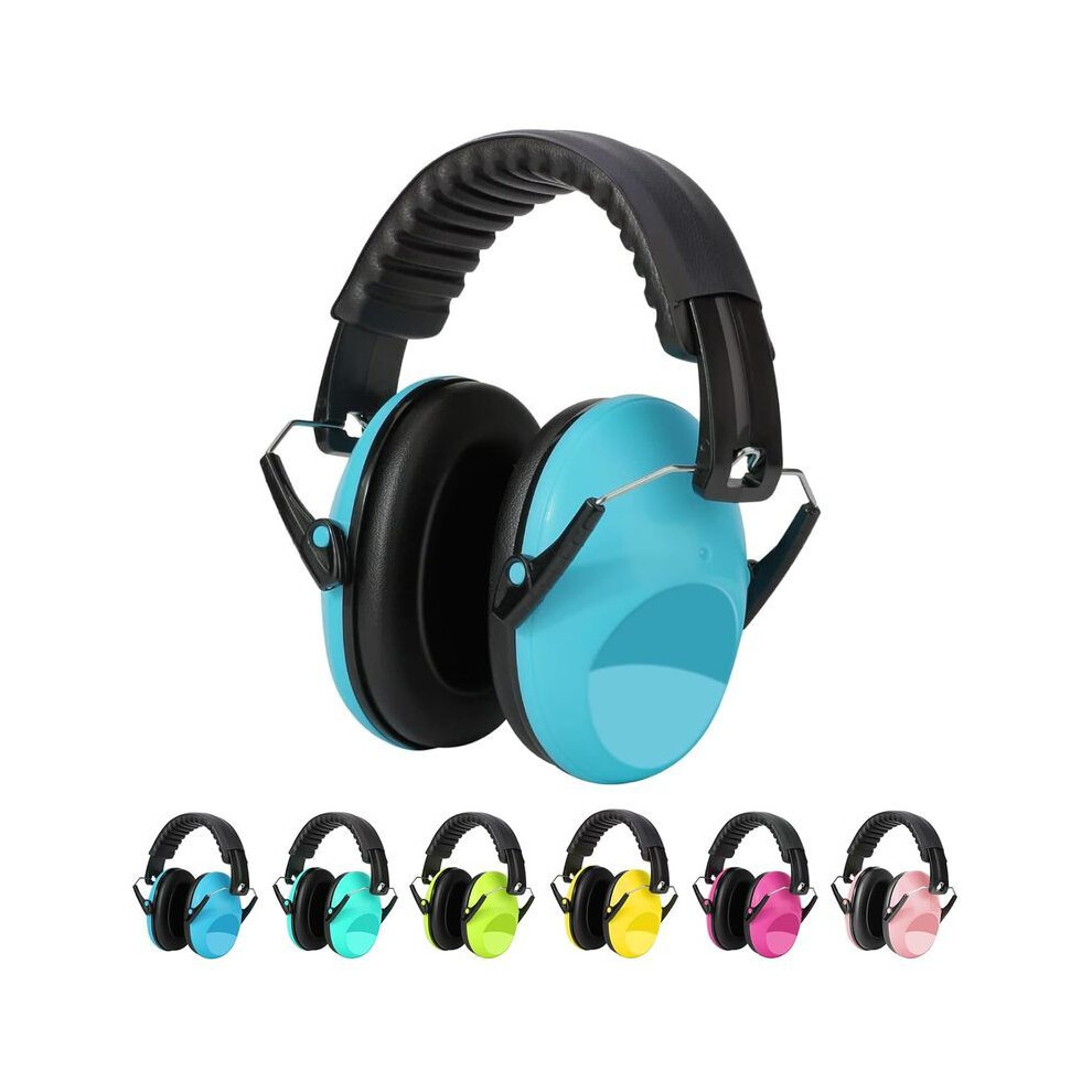 Kids Ear Defenders, Noise Cancelling Headphones Autism Passive Sound-Blocking Earmuffs 26Db Snr, Adjustable (Blue) Unisex Kids Blue