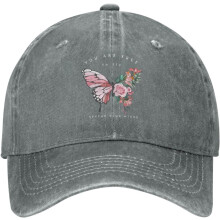 Vintage vasket denim baseballkasket – justerbar, unisex