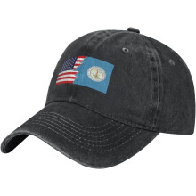 Virginia Beach Flag Baseballkasket – Justerbar Cotton Dad