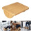 Modern Under Desk Footrest Stool Crafted-Small walnuts color 3