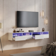 Floating TV Stand for 55 65 70 75 78 85 95 inch TV