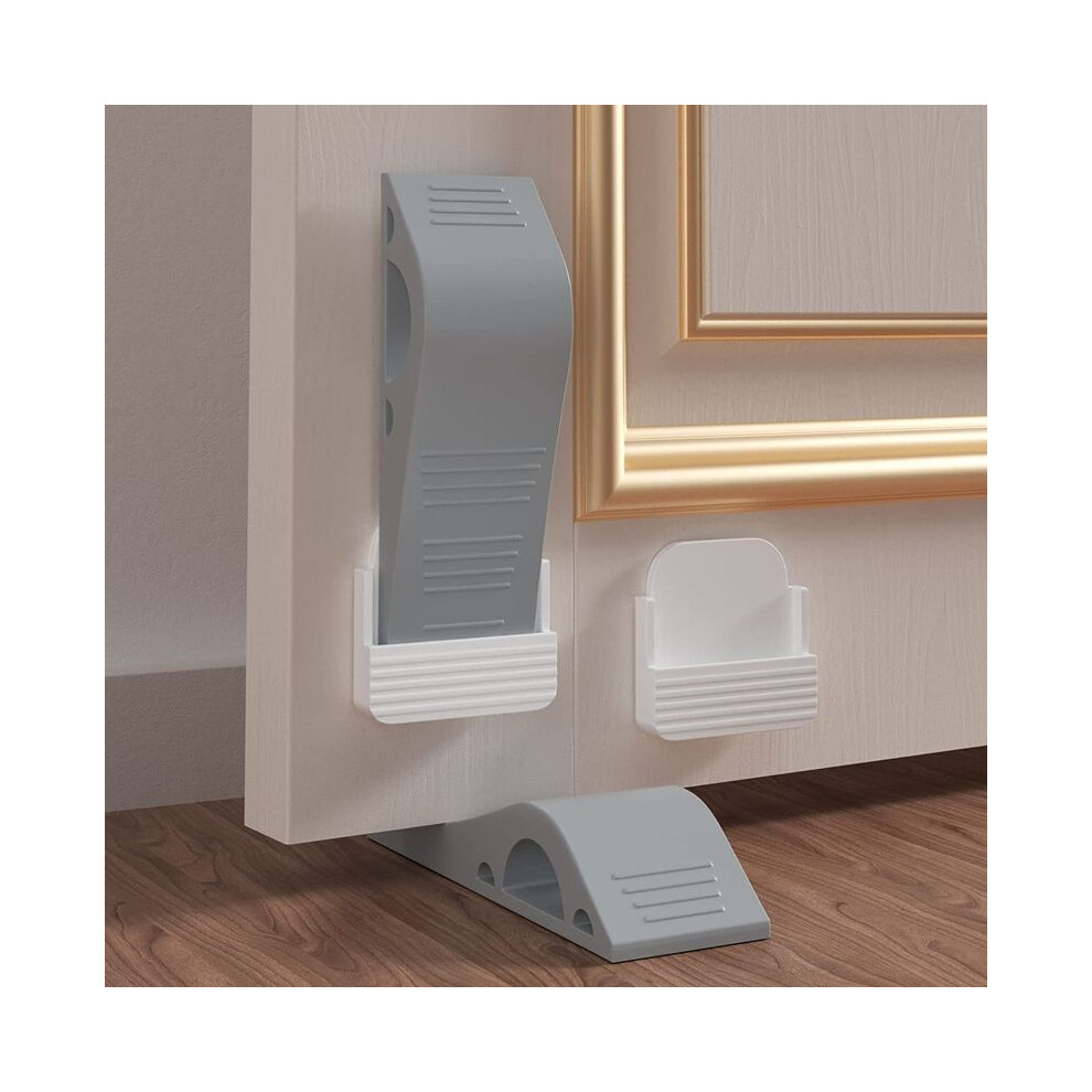 Door Stopper Rubber Door Stop, Door Wedge Stopper Floor Works on Multi Floor Surfaces