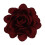 Broche fleur en tissu noir – Style français 1