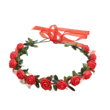 (Red) Blumenkranz für Damen zur Hochzeit