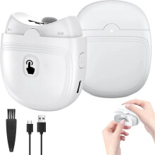 Electric Nail Clipper, 2025 New 2 in 1 Nail Clipper with Nail