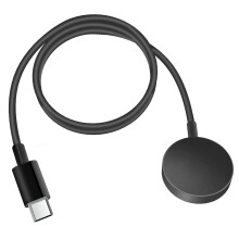 Caricabatterie INF USB-C compatibile con Samsung Galaxy Watch 3/4/5/6/7, Active 1/2_Nero