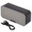 Digital Alarm Clock Portable Bluetooth LED Display Speaker compatible Bedroom Office Black 1