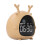 Brown-Creative Intelligent Student Alarm Clock Rechargeable 1