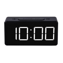 Digital Alarm Clock -_black