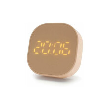Small Cube Digital Alarm Clock Nanny LED Digital Alarm Clock with Countdown Timer Function Kitchen Timer, 2 Alarm Settings, USB/Battery Powered, 12/2