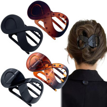 4 pcs French flat hair clips, hair clips_SPECIAL GIFTS_Set 1_Surprise Gift