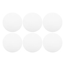 6pcs Anti-Glare Spotlight Lamp Cover Downlight Shade Plate Round Plastic Cover Recessed Light Diffusion Plates Replacement Light Diffusers (L) White_