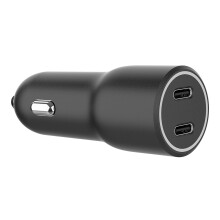 Car charger with 2xUSB-C 20W PD_Black/47_Surprise Gift