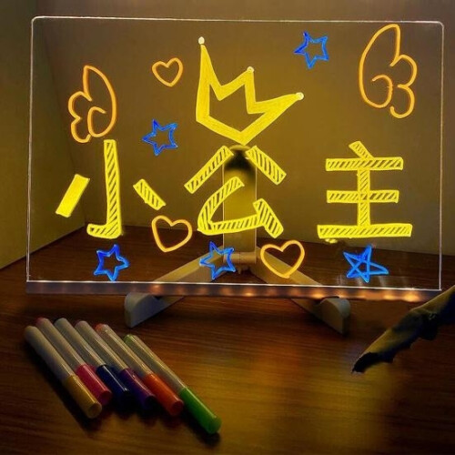LED Drawing Board / Notice Board - Night Lamp_555