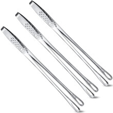 3 Pieces Korean and Japanese Stainless Steel BBQ Tongs, Grill Tongs, Kitchen Tongs, Tweezers, Cooking Clamp compatible Sa