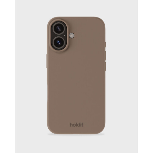 holdit iPhone compatible 16 Mobile Case Silicone Mocha Brown_Brown/Silicone
