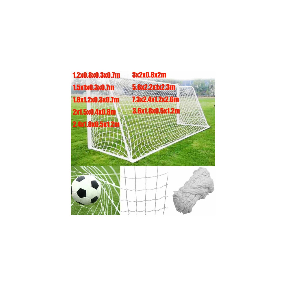 Photos - Football Goals Football Replacement Net Goal Net Football Goal Net Goal Net Children Garden UK(1,8x1,2x0,3x0.7m, 2 PCS)
