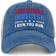 Boné Trucker de Diretor de Fogos de Artifício – Ajustável em Tela