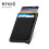 Pop-up card holder with bill pocket - Black 1