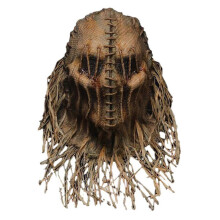 Horror Mask compatible Halloween Decoration Covid Mask Headgear Funny Props Horror Masquerade Scary Mask_B