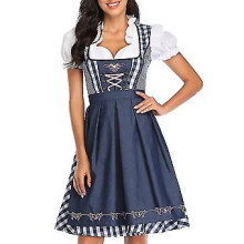 Nové dámske oblečenie, nemecký kostým Oktoberfestu, tradičné bavorské pivné šaty Fraulein, karnevalové šaty pre slúžku
