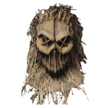 Horror Mask compatible Halloween Decoration Covid Mask Headgear Funny Props Horror Masquerade Scary Mask_C