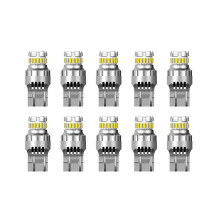 10X Auto T20 7440 W21W LED Canbus RüCkfahren Scheinwerfer W21 / 5W 7443 LED Birne Bremse Wenden Signal Blinker 6500K Superhelle Heck Leuchte