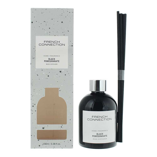 FCUK French Connection Black & White Collection Black Pomegranate Diffuser 100ml