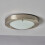 Litecraft Flush Bathroom Ceiling Light - Nickel 4