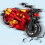Legering Pull-Back Motorcykel Nøglering Legetøj – 4 Farver 2