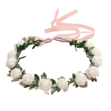 (Milky white) Blumenkranz für Damen zur Hochzeit