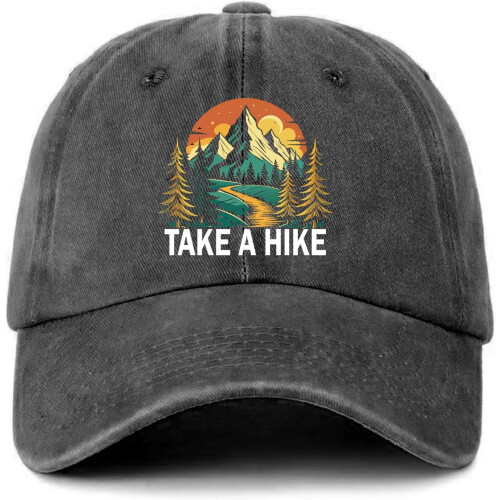 Retro Mountain Print -lippalakki