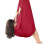 (Wine Red) Sensory Swing Chair Adjustable Yoga Hammock 1