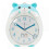 (Blue) Réveil hamster avec veilleuse, décoration de bureau pour enfants 1