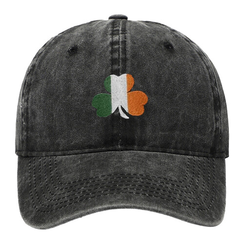 Retro Shamrock baseballcaps for kvinner, bomull, én størrelse